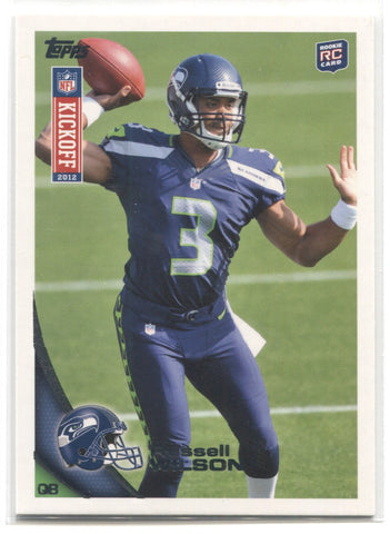 2012 Russell Wilson Topps Kickoff ROOKIE RC #38 Seattle Seahawks 3
