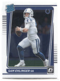 2021 Sam Ehlinger Donruss Optic RATED ROOKIE RC #246 Indianapolis Colts 2