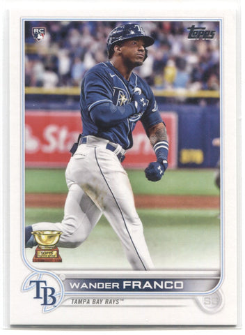 2022 Wander Franco Topps Series 1 ROOKIE RC #215 Tampa Bay Rays 30