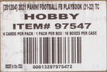 2021 Panini Playbook Hobby Football, 16 Box Case