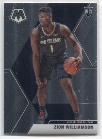 2019-20 Zion Williamson Panini Mosaic ROOKIE RC #209 New Orleans Pelicans
