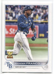 2022 Wander Franco Topps Series 1 ROOKIE RC #215 Tampa Bay Rays 37