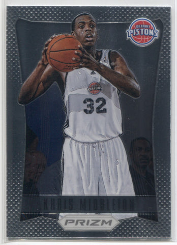 2012-13 Khris Middleton Panini Prizm ROOKIE RC #285 Detroit Pistons 2