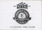 2021 Leaf Perfect Game All-American Classic Baseball Hobby, 10 Box Case