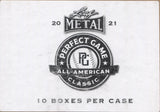 2021 Leaf Perfect Game All-American Classic Baseball Hobby, 10 Box Case