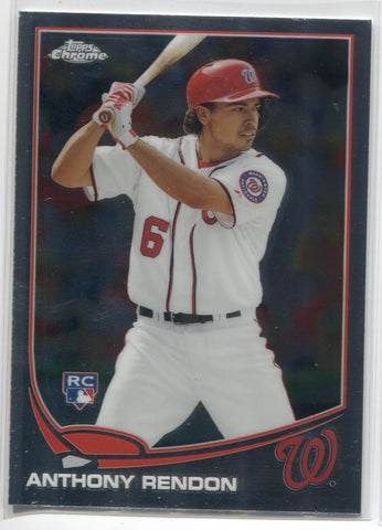 2013 Anthony Rendon Topps Chrome ROOKIE RC #126 Washington Nationals 4