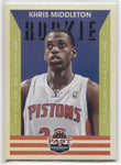 2012-13 Khris Middleton Panini Past & Present ROOKIE RC #178 Detroit Pistons 3