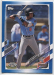 2021 Jordyn Adams Topps Pro Debut BLUE 018/150 #PD-71 Anaheim Angels