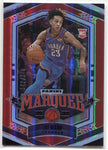 2021-22 Tre Mann Panini Chronicles MARQUEE RED ROOKIE 142/149 RC #346 Oklahoma City Thunder