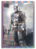 2021 Mandalorian Visions Chrome Star Wars Galaxy REFRACTOR #MN-2 JEDI 2