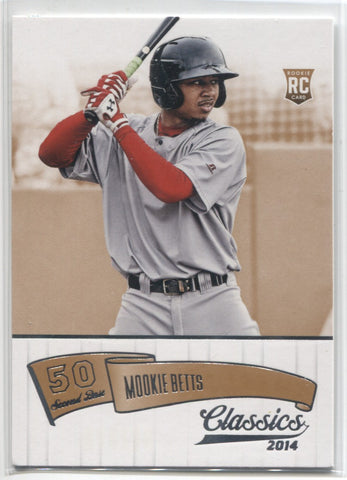 2014 Mookie Betts Panini Classics ROOKIE RC #169 Boston Red Sox 9