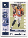 2020 Jerry Jeudy Panini Chronicles BLUE ROOKIE 52/99 RC #29 Denver Broncos