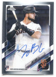 2021 Joey Bart Topps Chrome ROOKIE AUTO AUTOGRAPH RC #RA-JB San Francisco Giants