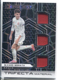 2021-22 Alvaro Morata Panini Obsidian TRIFECTRA JERSEY RELIC 079/149 #TM-AMO Spain