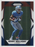 2017 Kenny Golladay Panini Prizm RED WHITE & BLUE ROOKIE RC #283 Detroit Lions