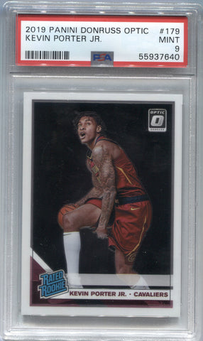 2019-20 Kevin Porter Jr. Donruss Optic RATED ROOKIE RC PSA 9 #179 Cleveland Cavaliers 7640