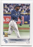 2022 Wander Franco Topps Series 1 ROOKIE RC #215 Tampa Bay Rays 31