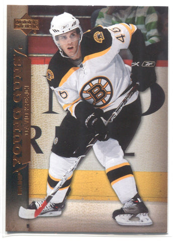 2007-08 David Krejci Upper Deck Series 1 YOUNG GUNS ROOKIE RC #208 Boston Bruins