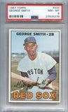 1967 George Smith Topps PSA 8 #444 Boston Red Sox 4278