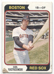 1974 Carl Yastrzemski Topps #280 Boston Red Sox HOF BV $50