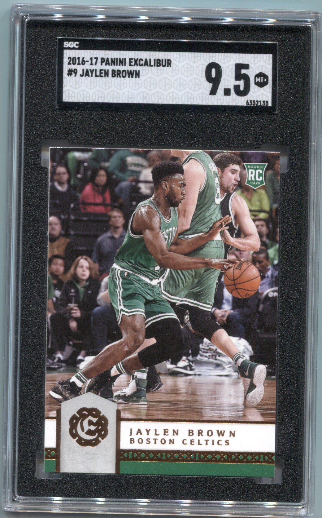 2016-17 Jaylen Brown Panini Excalibur ROOKIE RC SGC 9.5 #9