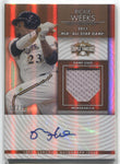 2012 Rickie Weeks Topps Triple Threads SEPIA UNITY JERSEY AUTO 16/75 AUTOGRAPH RELIC #UAR88 Milwaukee Brewers