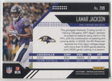 2018 Lamar Jackson Panini Unparalleled ROOKIE RC #209 Baltimore Ravens