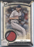 2018 Chris Sale Topps Museum MEANINGFUL MATERIAL GAME USED PATCH RELIC 09/25 #MMR-CCL Boston Red Sox