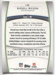 2012 Russell Wilson Topps Platinum BLACK REFRACTOR ROOKIE RC #138 Seattle Seahawks
