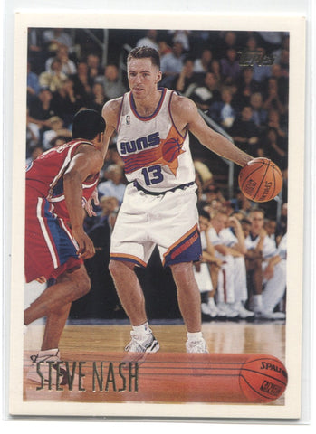 1996-97 Steve Nash Topps ROOKIE RC #182 Phoenix Suns 2