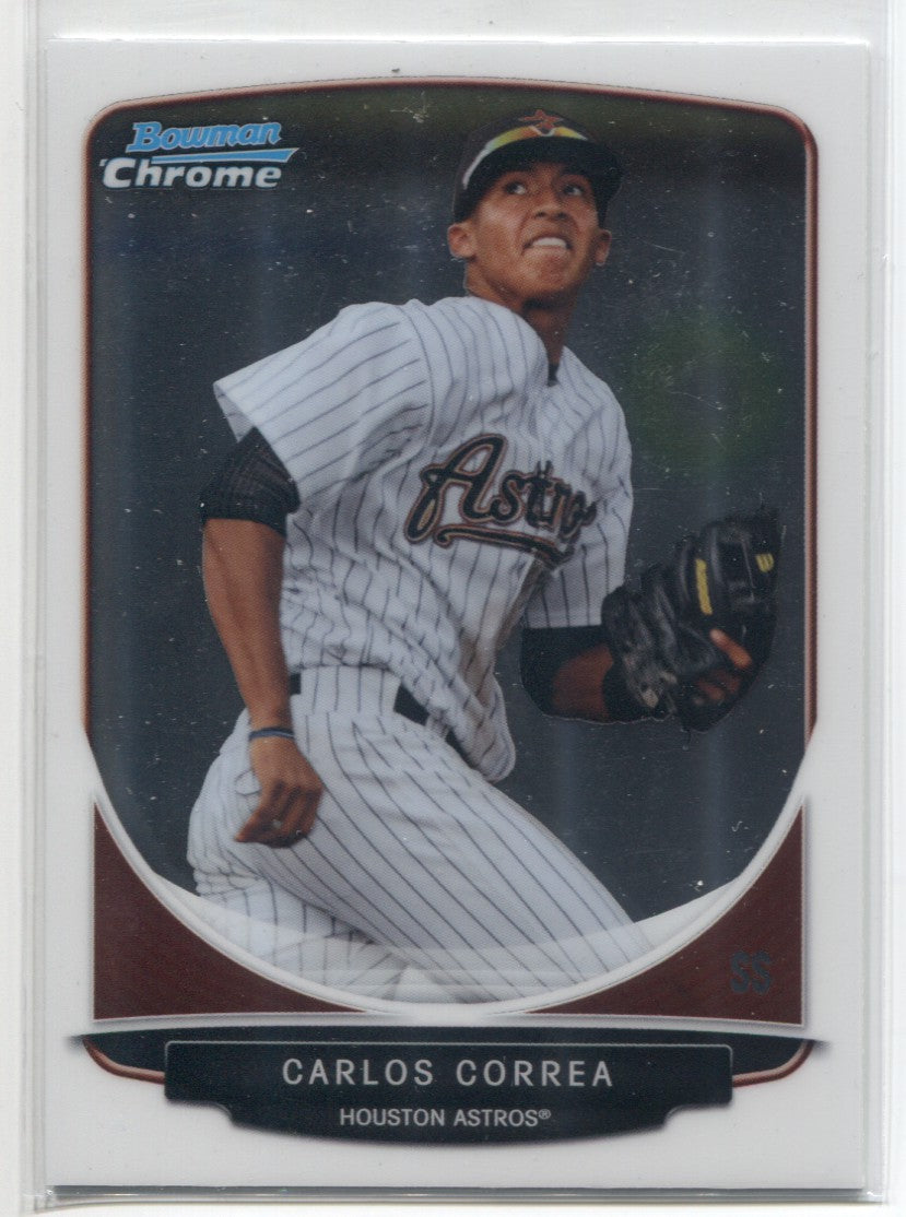 2013 Carlos Correa Bowman Chrome PROSPECTS #BCP100 Houston Astros 1