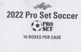 2022 Leaf Pro Set Soccer Hobby, 10 Box Case