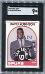 1989-90 David Robinson NBA Hoops ROOKIE RC SGC 9 #138 San Antonio Spurs 4623