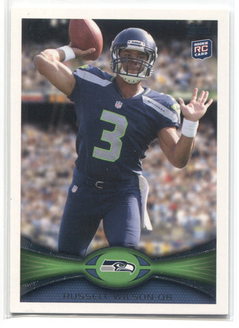 2012 Russell Wilson Topps ROOKIE RC #165A Seattle Seahawks 5