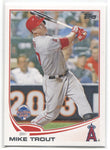 2013 Mike Trout Update Series SWINGING #US300 Anaheim Angels