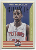 2012-13 Khris Middleton Panini Past & Present ROOKIE RC #178 Detroit Pistons 2