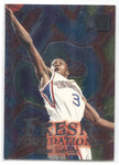 1996-97 Allen Iverson Fleer Metal FRESH FOUNDATIONS ROOKIE RC #236 Philadelphia 76ers 2