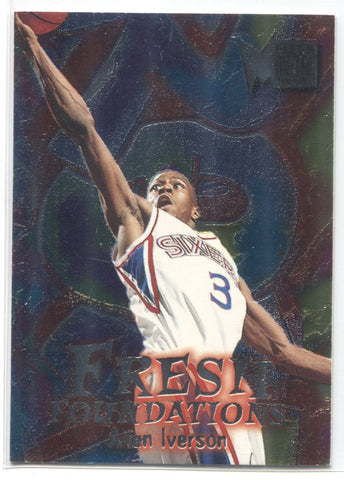 Allen Iverson Autographed 1996-97 Topps Finest Sterling Rookie