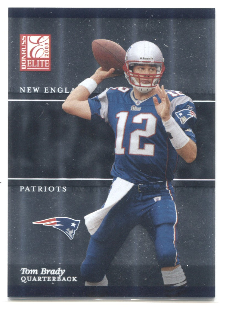 2003 Tom Brady Donruss Elite #33 New England Patriots