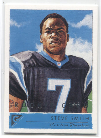 2001 Steve Smith Topps Gallery ROOKIE RC #110 Carolina Panthers