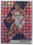 2019-20 Jordan Poole Panini Mosaic PINK CAMO ROOKIE RC #228 Golden State Warriors