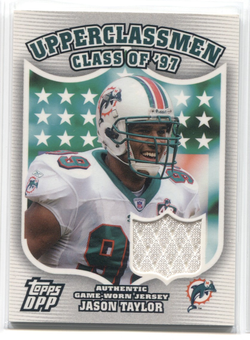 2006 Jason Taylor Topps Draft Picks & Prospects UPPERCLASSMEN JERSEY R