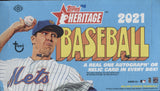 2021 Topps Heritage Hobby Baseball, Box