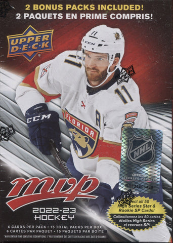 2022-23 Upper Deck MVP Hockey, 20 Blaster Box Case