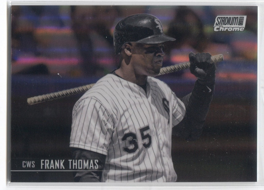 Frank Robinson/ Frank Thomas Upper Deck Bat/ Jersey Card