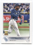 2022 Wander Franco Topps Series 1 ROOKIE RC #215 Tampa Bay Rays 38