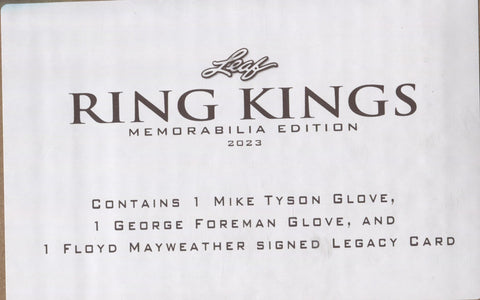 2023 Leaf Ring Kings Memorabilia Collection Multi-Sport, Box