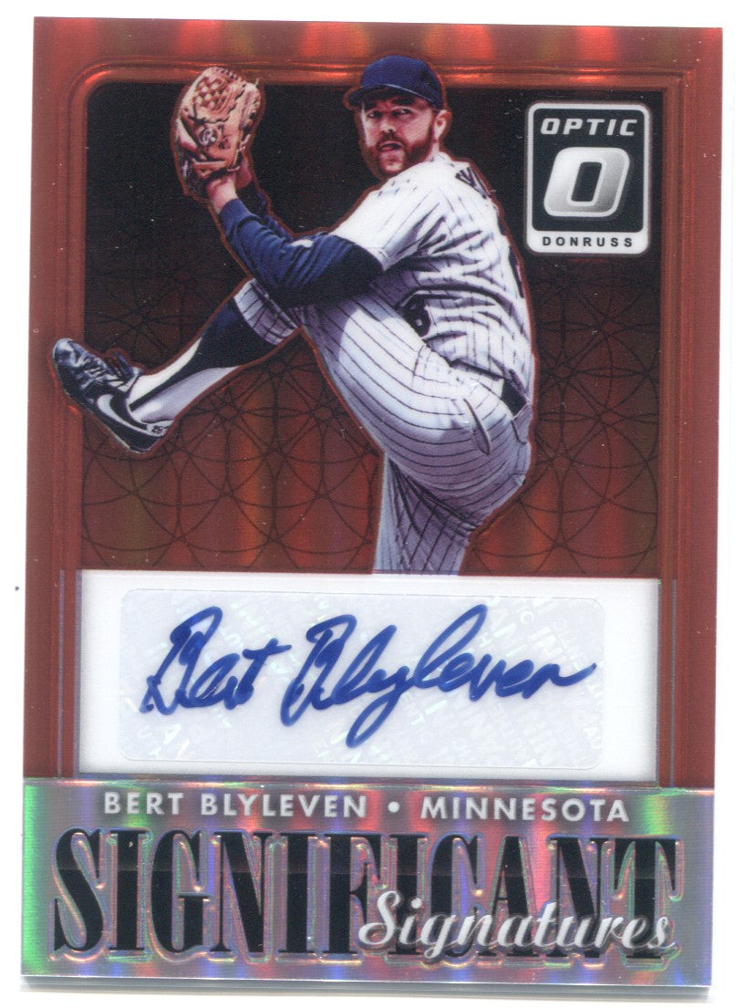 Bert Blyleven - Trading/Sports Card Signed