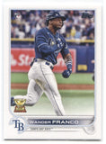 2022 Wander Franco Topps Series 1 ROOKIE RC #215 Tampa Bay Rays 20