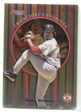 2019 Pedro Martinez Bowman's Best 1999 FRANCHISE FAVORITES GOLD REFRACTOR 19/50 #99FF-PM Boston Red Sox HOF